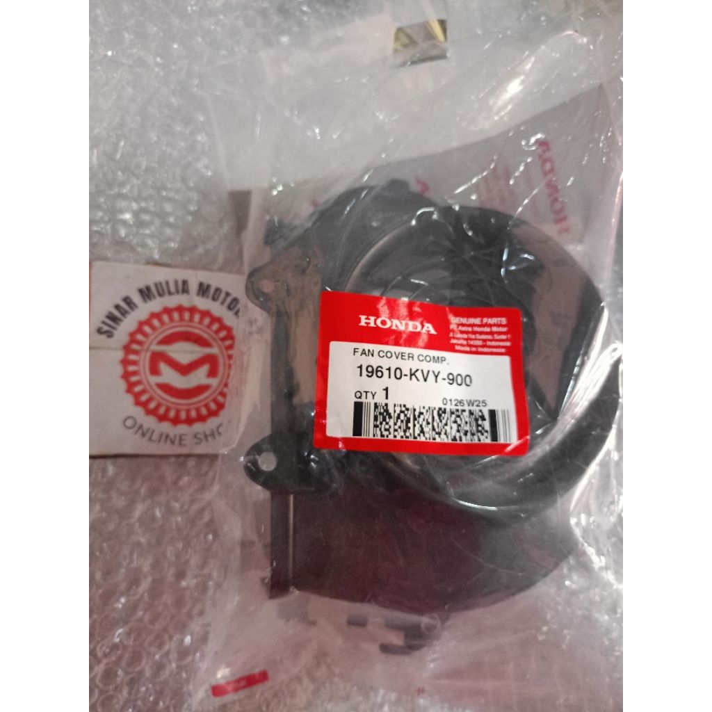 Fan Cover Comp Cover Kipas Beat Karbu Scoopy Karbu Ori AHM 19610KVY900
