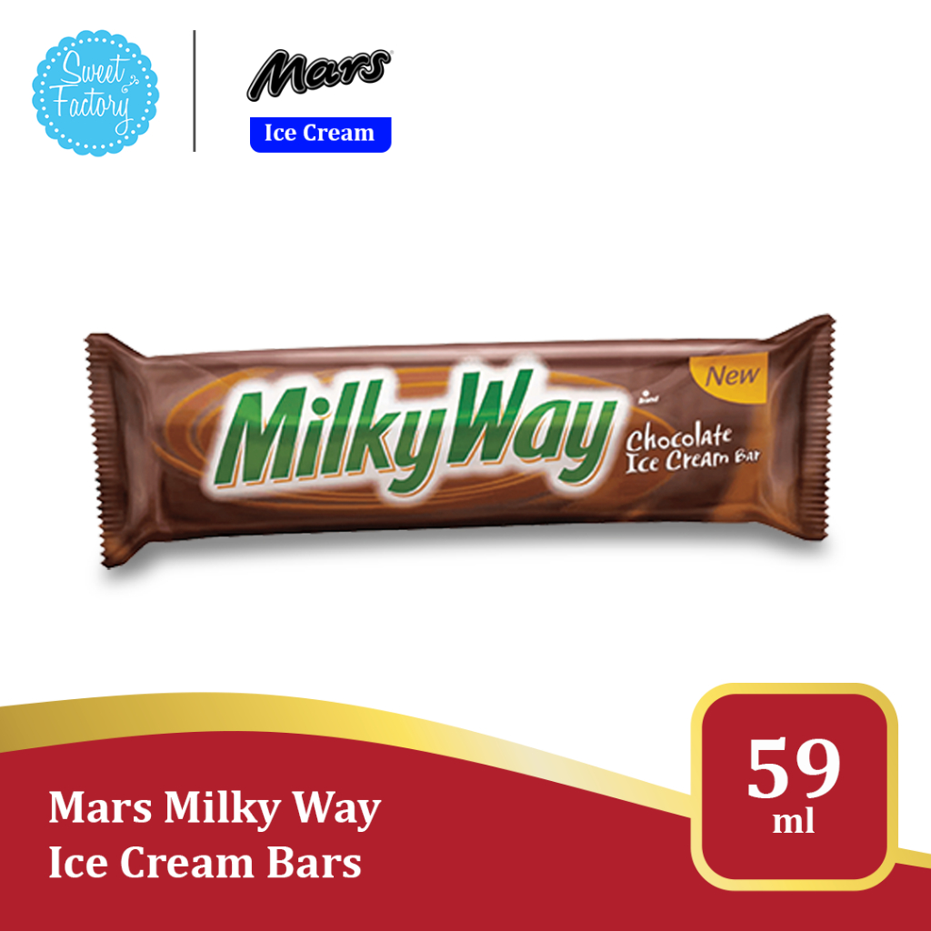 

Mars Milky Way Ice Cream Bars - Es Krim Cokelat 59ml Impor USA