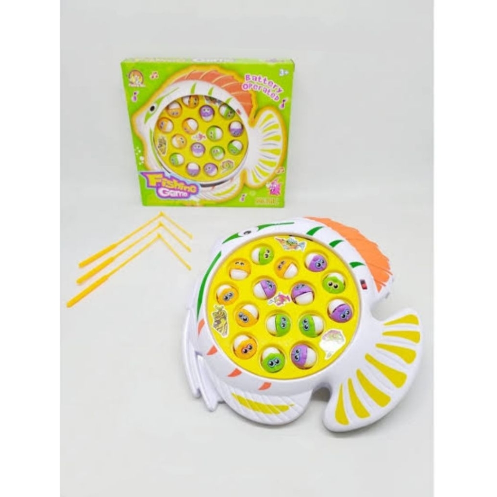 Mainan Fishing anak / Mainan pancingan anak pancing ikan fish fun water games happy game baby shark 