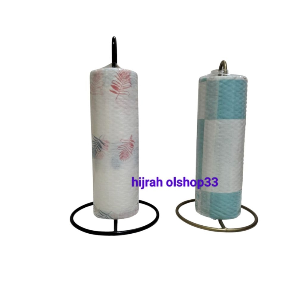 temat tisu#tempat tisu dapur gulung#tempat tisugulung besi uk 22cm