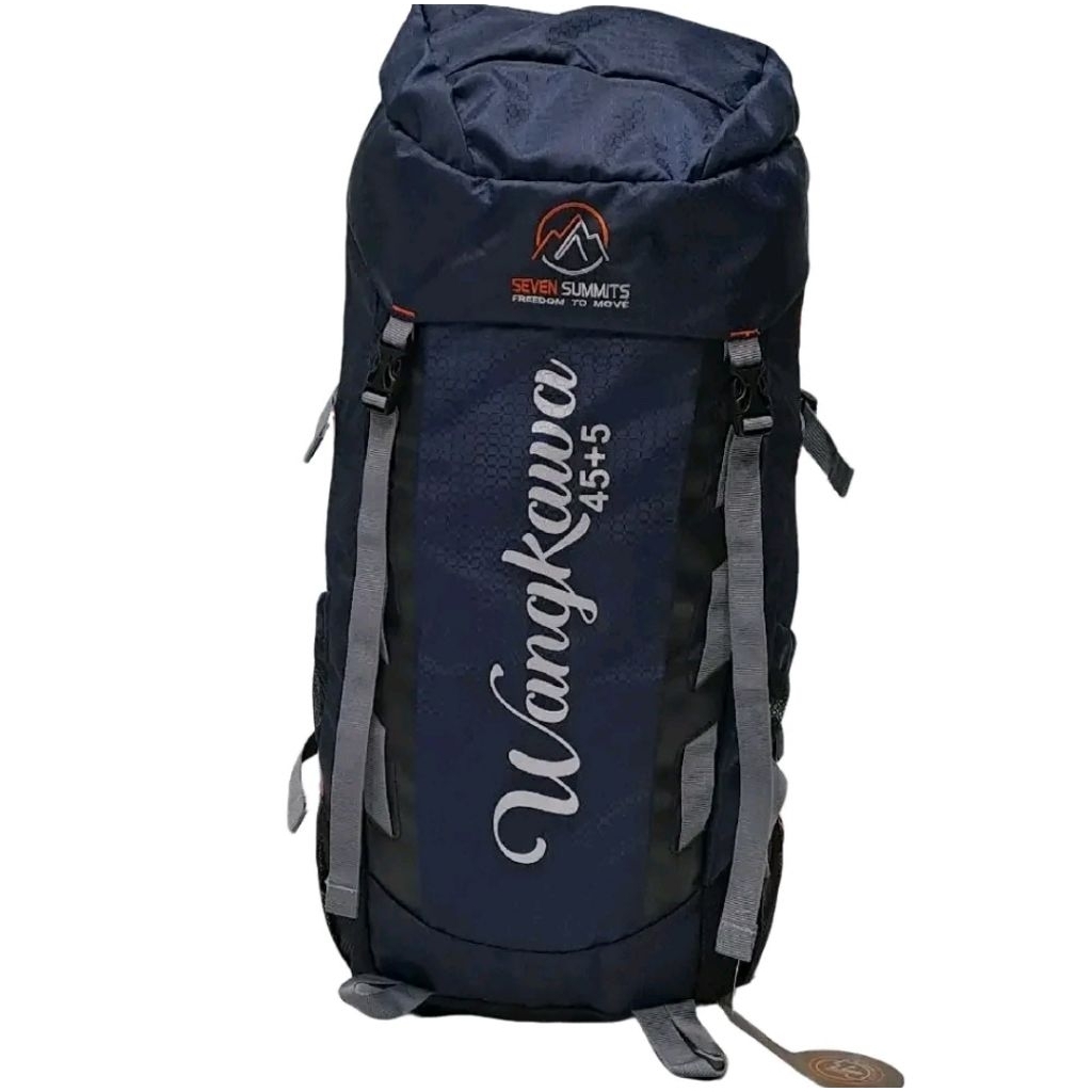 Tas Keril Seven Summit Wangkawa 45+5 Carrier Tas Hiking Camping Outdoor Gunung