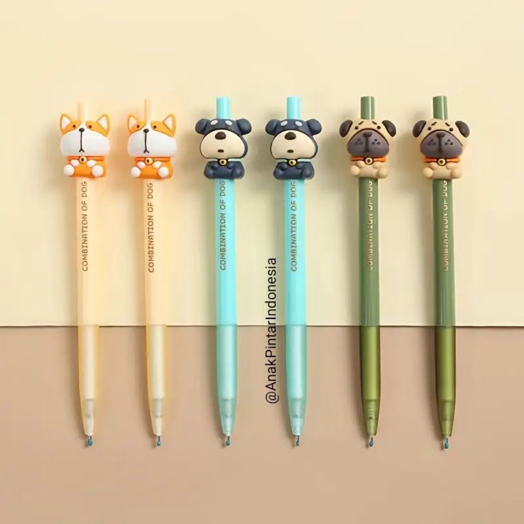 

HAPPY TIME COMBINATION OF DOG CLICK GEL PEN [ ZF-7671 ]