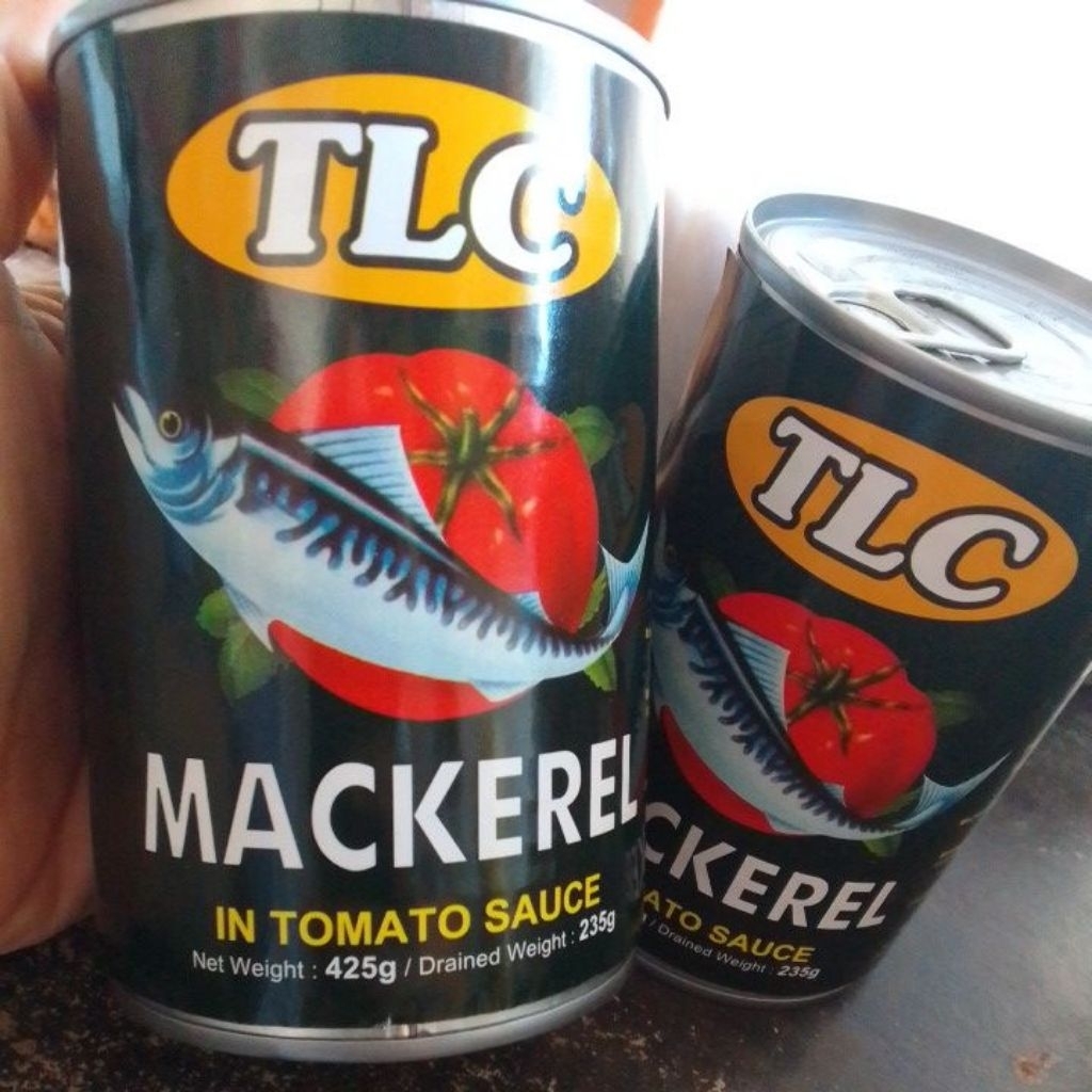 

sarden TLC ikan mackerel saos tomat sarden murah berkwalitas 425gr