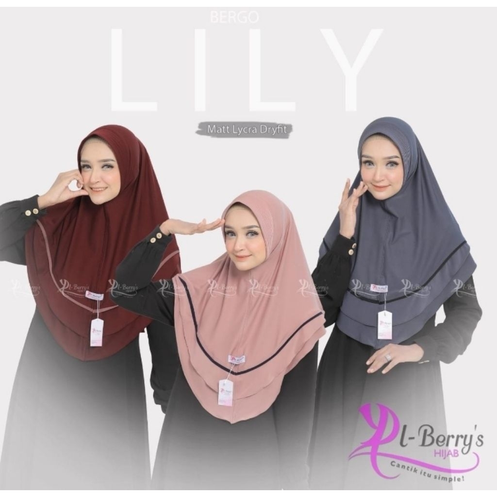 Hijab El-berry's matt Lycra