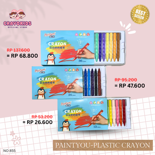 

CRAYOKIDS PAINTYOU KRAYON ANTI PEGAL - Pilihan Terbaik untuk Si Kecil
