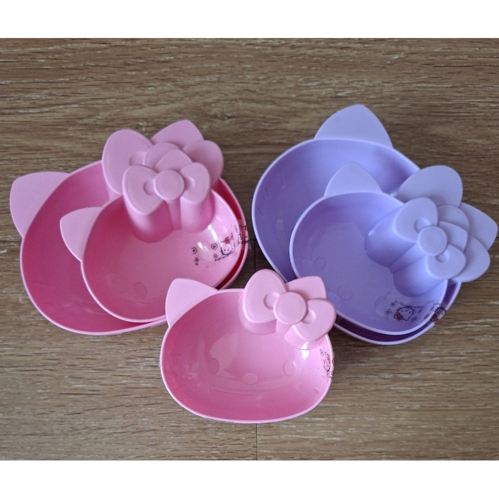 Mangkok Plastik Karakter Hello Kitty BPA FREE Mangkok Snack Hello Kitty set of 2 Mangkok Anak Hello 
