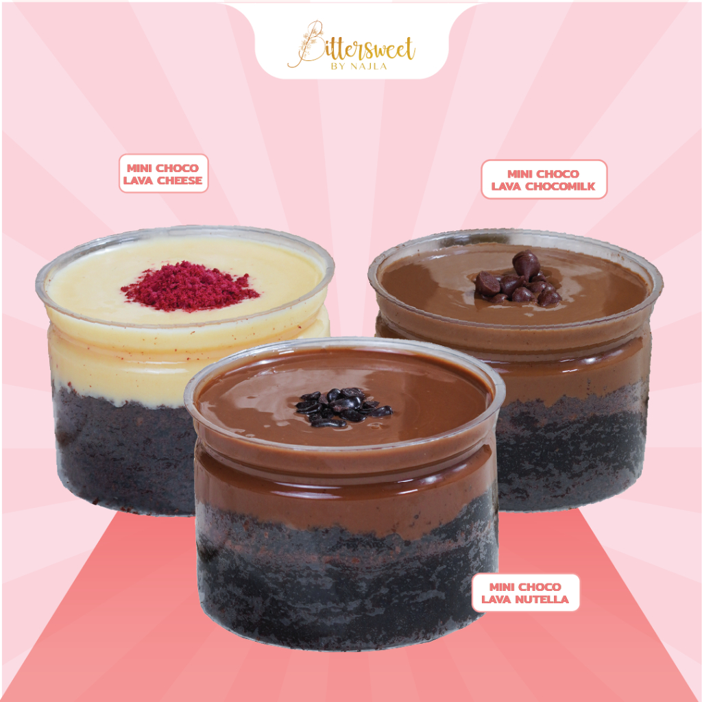 

3 MINI Choco Lava ( Nutella + Cheese + Choco Milk ) [ Best Price ]
