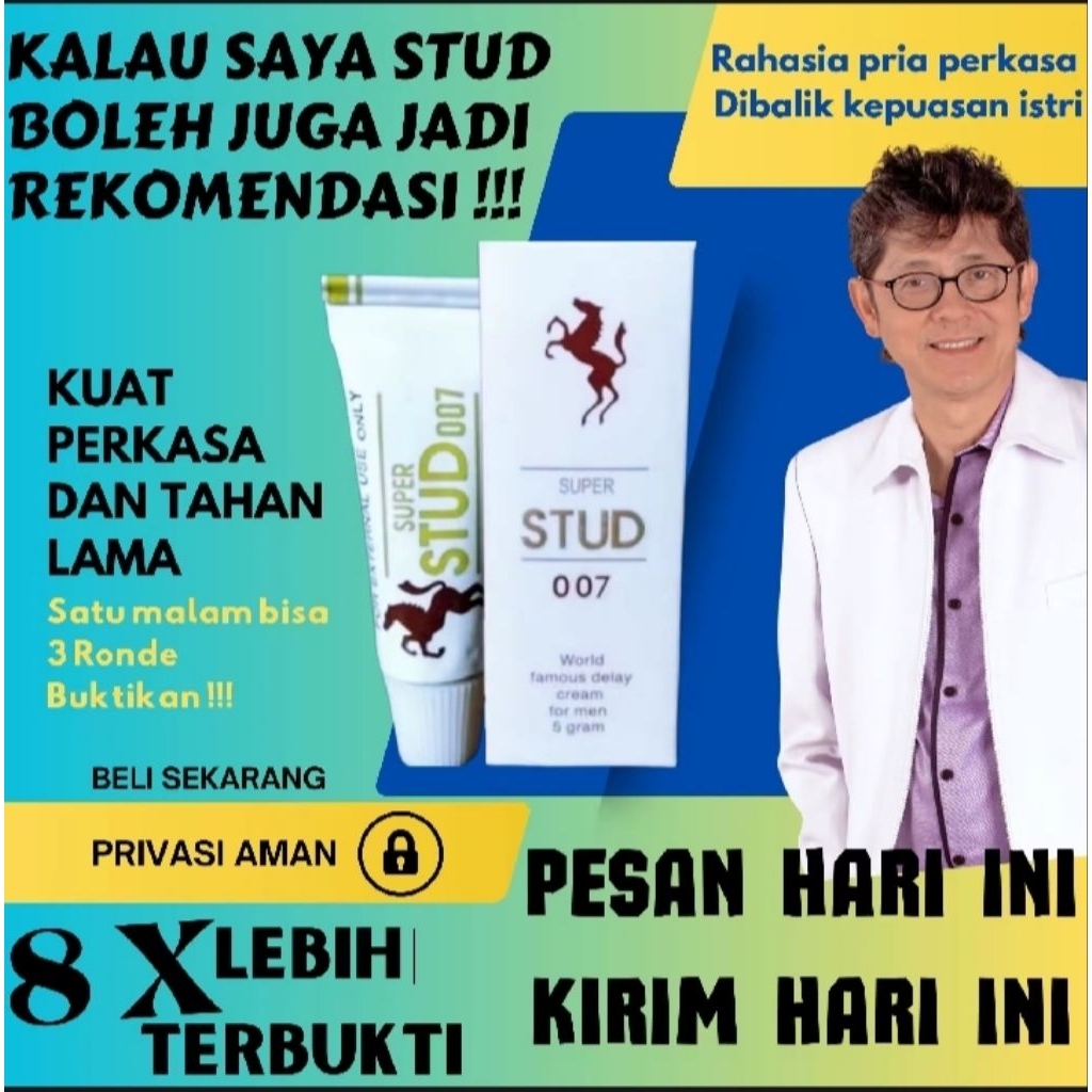 SUPER STUD 007 Original 100% Obat Kuat Pria Tahan Lama Cream Oles Kuat Dan Tahan Lama Pembesar Mr.p