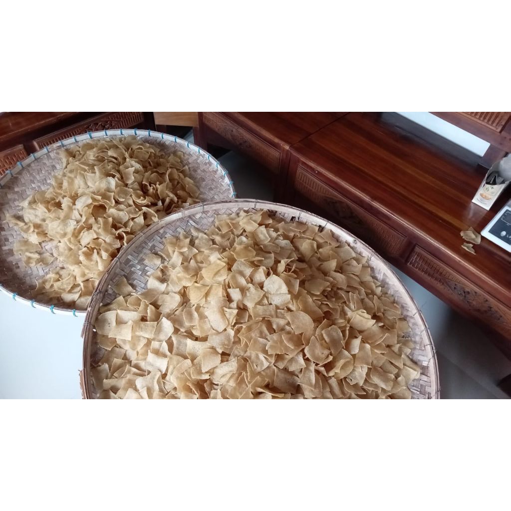 

Kerupuk nasi kerupuk gendar original kemasan 1kg