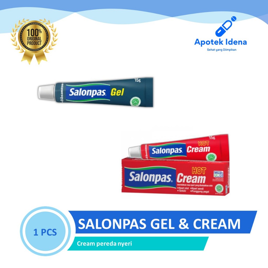 SALONPAS GEL DAN SALONPAS CREAM HOT