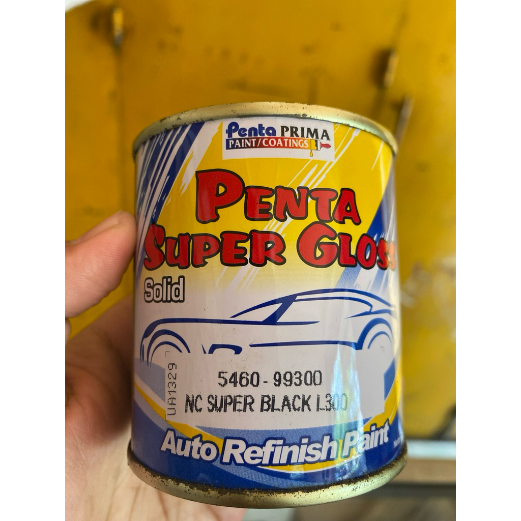 Cat Penta Super Gloss 200 gr Warna Hitam