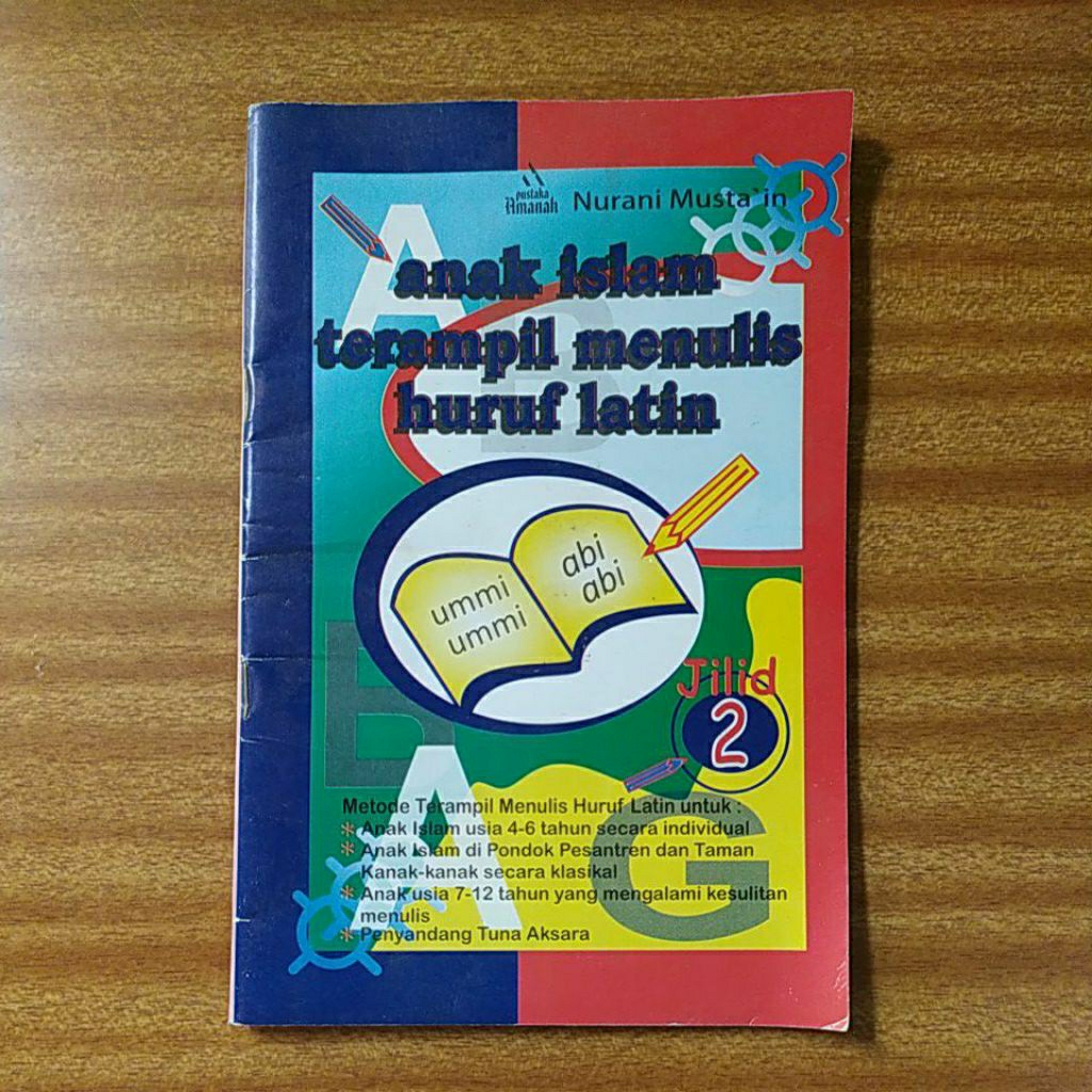 BUKU ANAK ISLAM TERAMPIL MENULIS UURUF LATIN