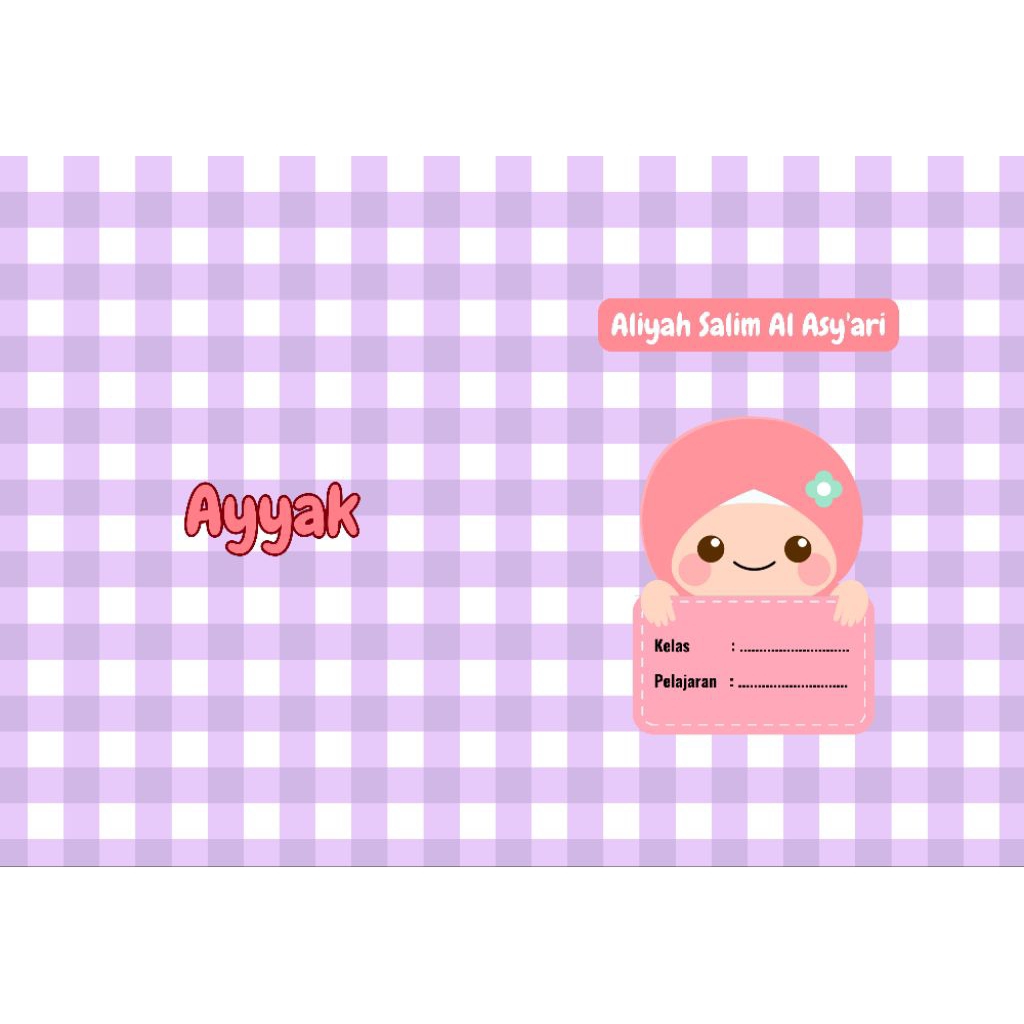 

Sampul Buku Custom Isi 6 pcs