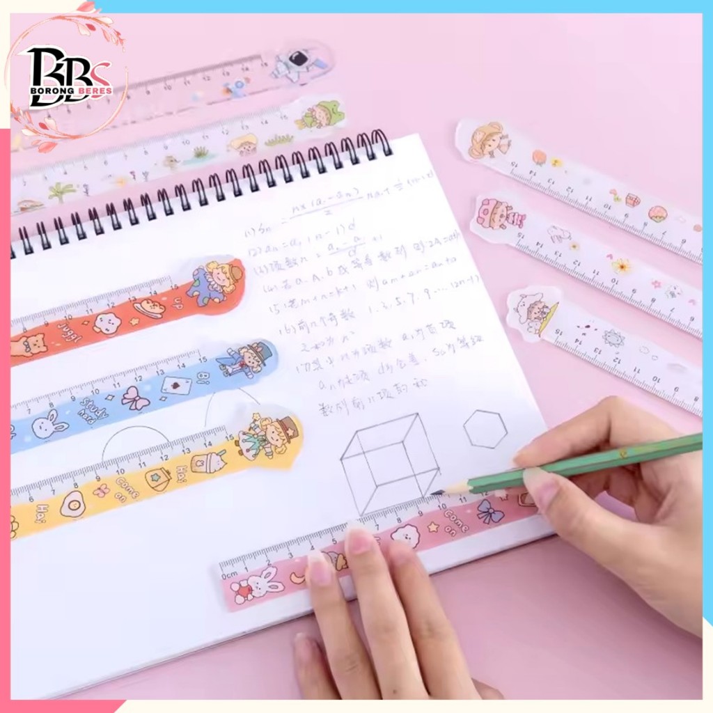 

BORES Penggaris Lucu 15 Cm Penggaris Anak Pelajar Mahasiswa Motif Astronot Penggaris funny karakter 15cm Pengaris Sekolah Kantor Motif Lucu Bahan Plastik