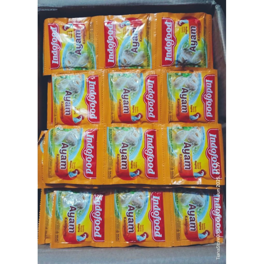 

Bumbu Penyedap Indofood Ayam Kampung 10g Perenceng Isi 12pcs