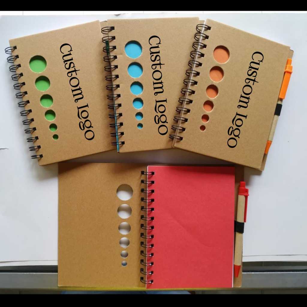 

Buku Notes / Note Book / Memo / Buku Memo Harga Sdh Termasuk Logo 1 Warna