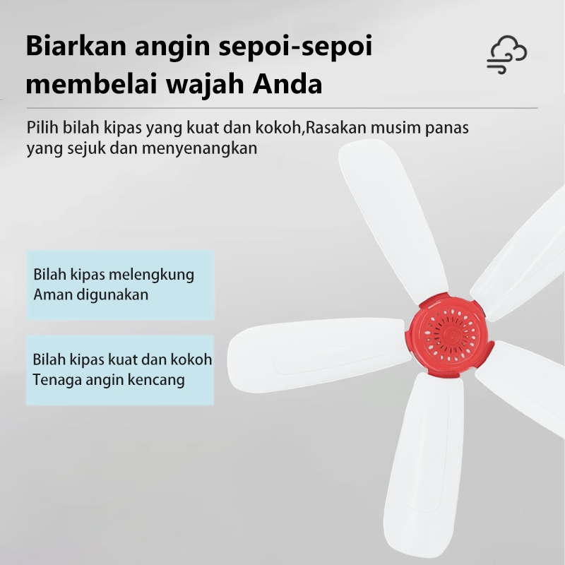 Bubugs Kipas Angin Gantung Plafon Langit Mini Kipas Angin Baling Baling Gantung 60Watt Co