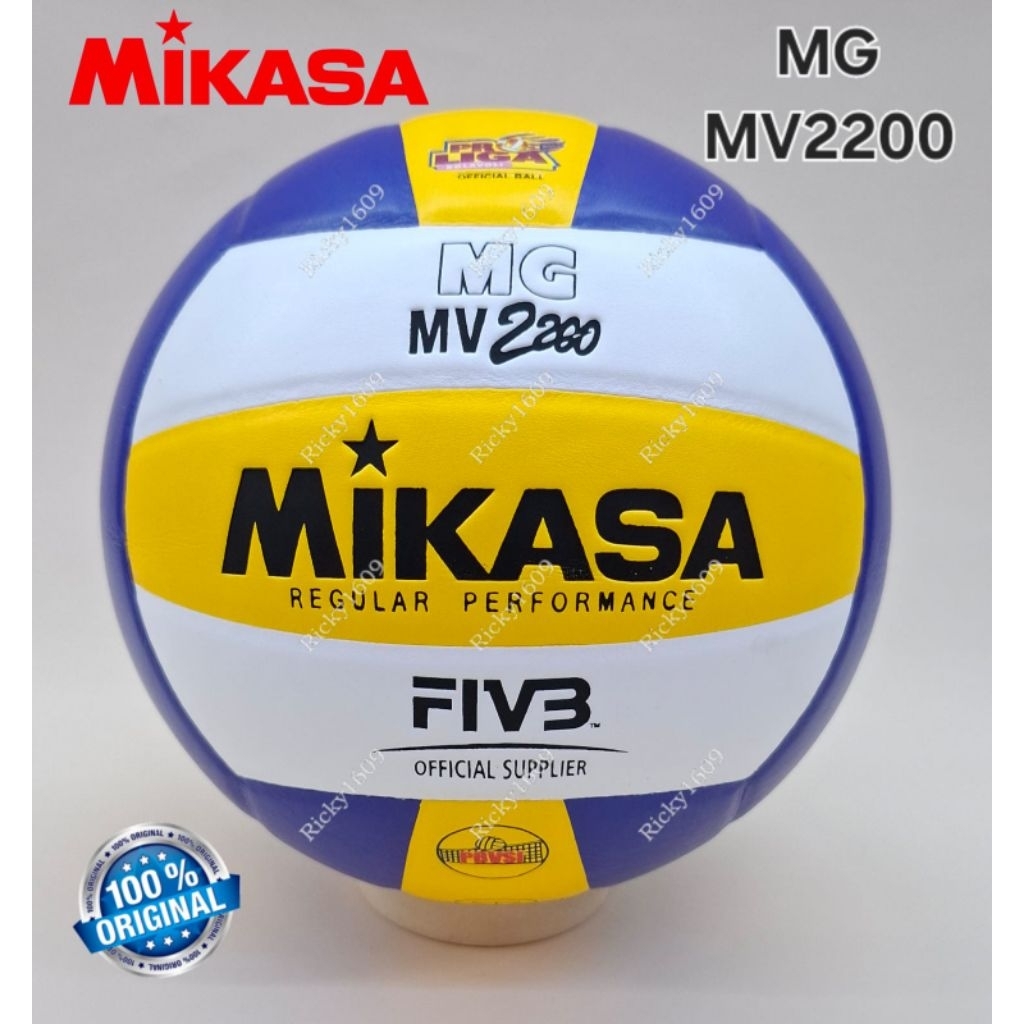BOLA VOLLY MIKASA MG MV2200 - VOLLEY MIKASA MV2200 - PRO LIGA OFFICIAL BALL - ORIGINAL MIKASA JAPAN