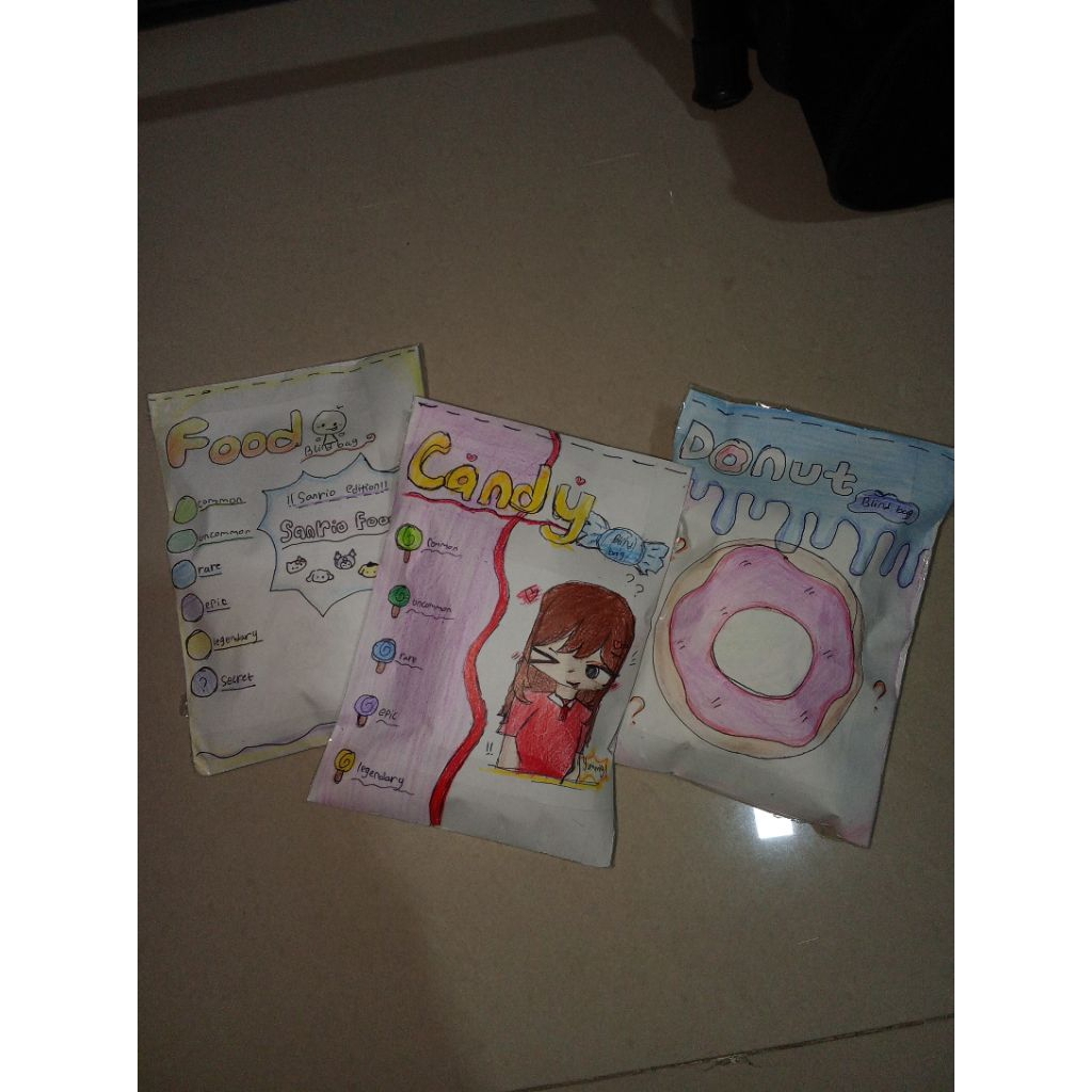 

(DIY) PAPER BLINDBAG | Makobi crafts