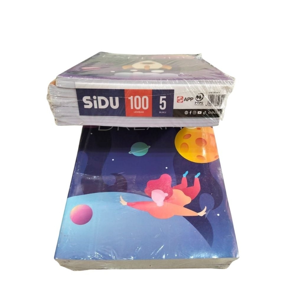 

Buku Tulis SIDU 100 Lembar Isi 5 Buku – Kertas Tebal Halus Desain Menarik-Alat Tulis Kantor/ATK Murah Medan
