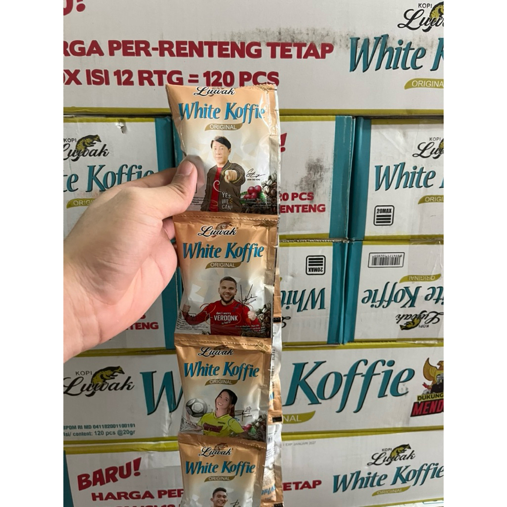 

Luwak White Koffie 1 dus ISI 12 renceng