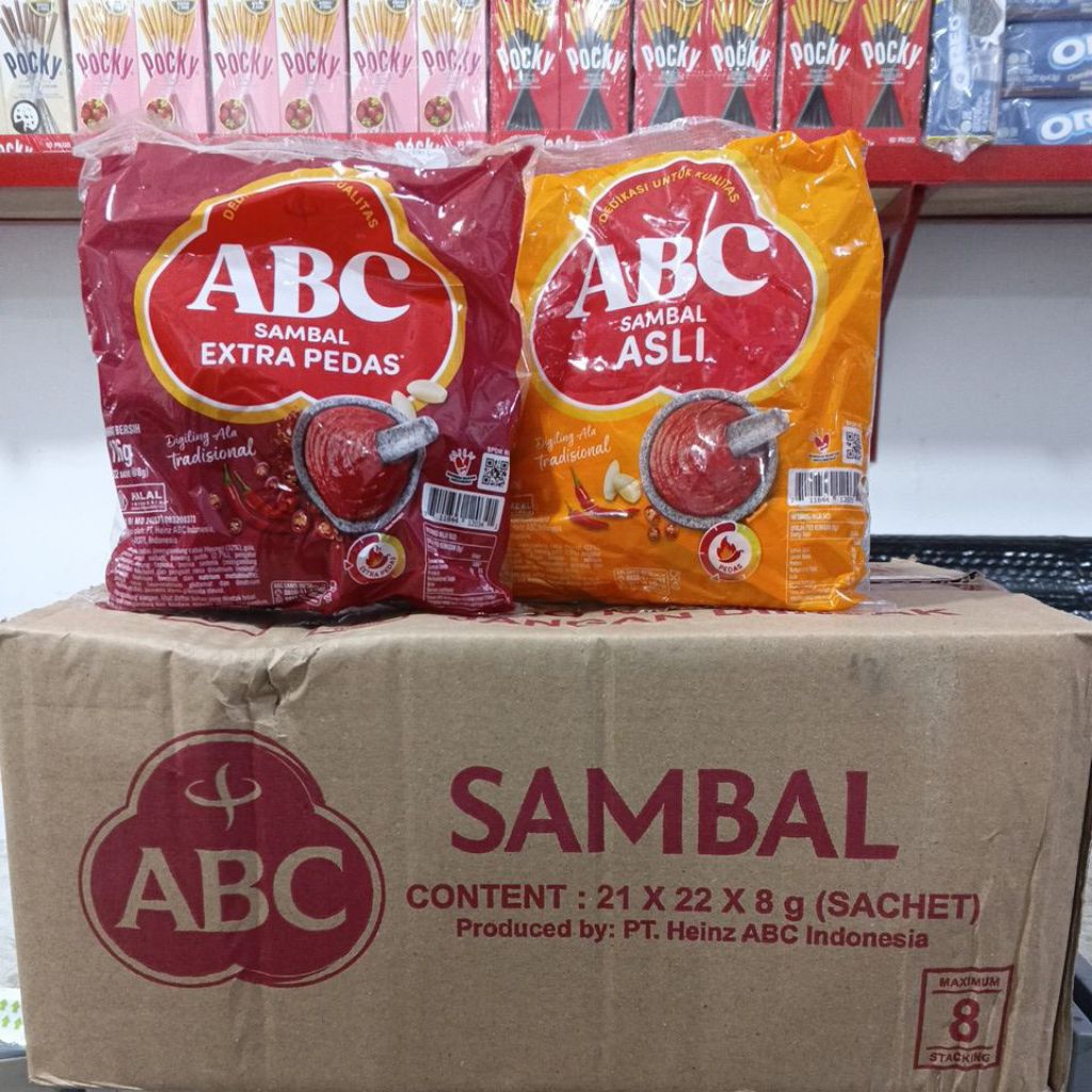 

Sambal ABC stick 8gr perdus isi 21 pack