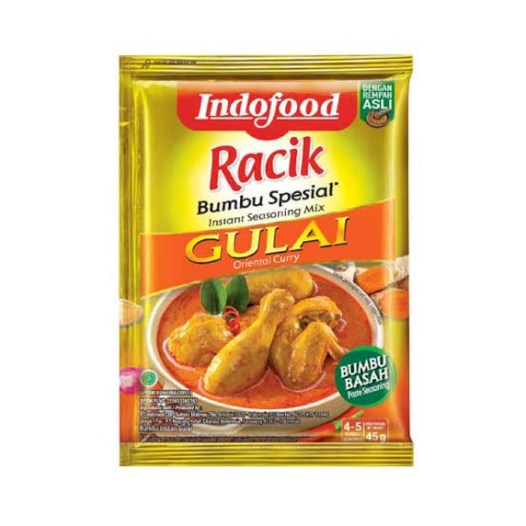 

INDOFOOD RACIK BUMBU SPECIAL GULAI AYAM 45 GR - Berkahprempah