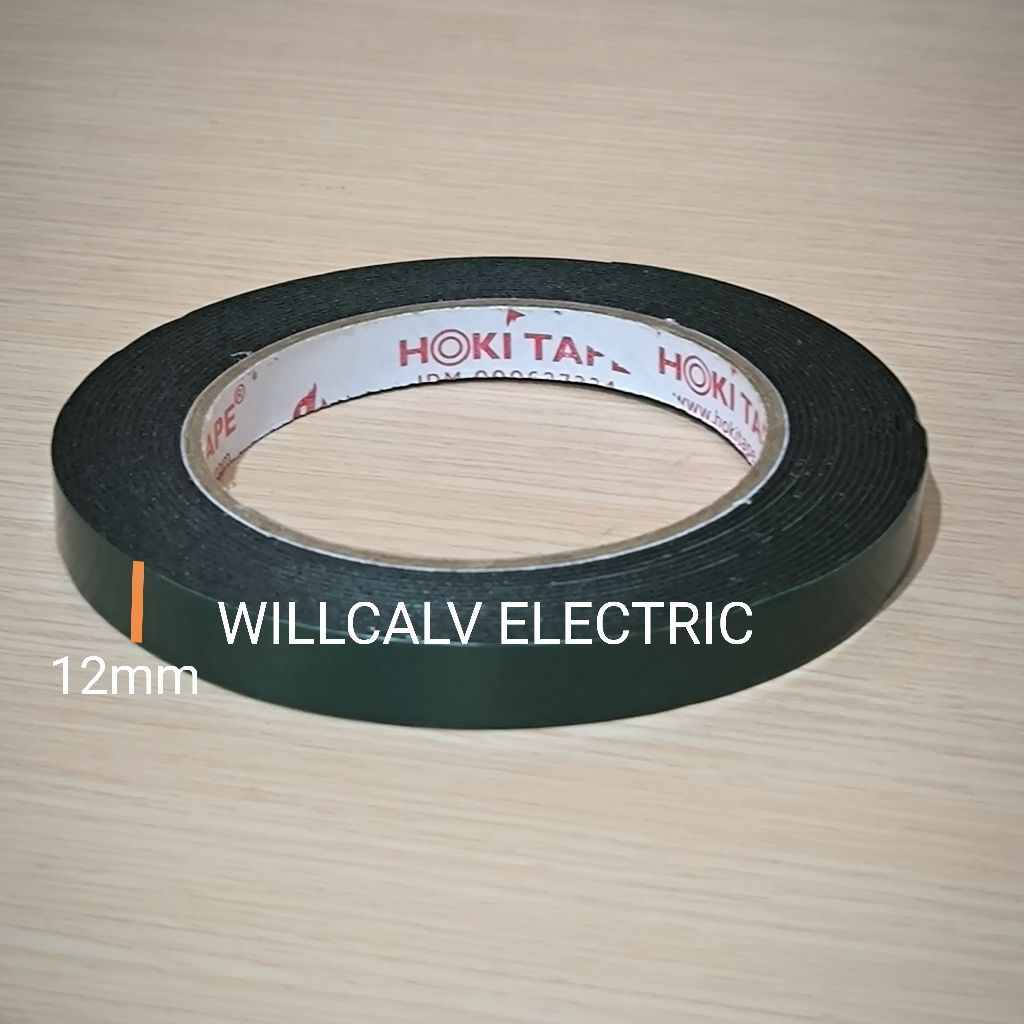 

Hoki tape double tape busa hijau 12mm x 6 yard / Double tape hijau 12mm x 6:yard