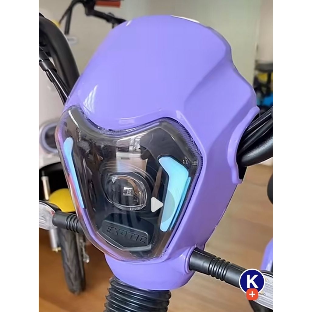 LAMPU DEPAN SEPEDA LISTRIK semua TX GROZA DLL ORI EXOTIC TERANG