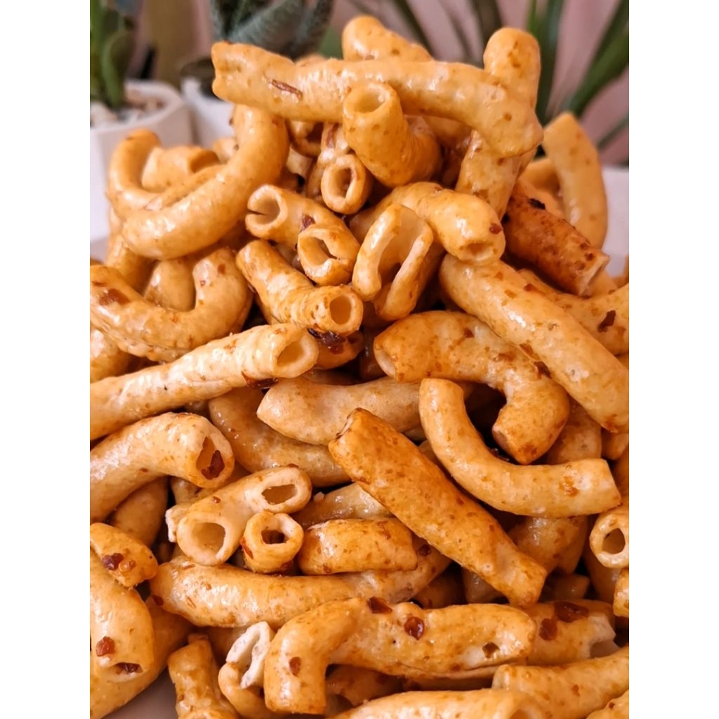 

Makaroni Rujak Pedas Manis 70gr | Camilan Kriuk Gurih Pedas Manis Kekinian