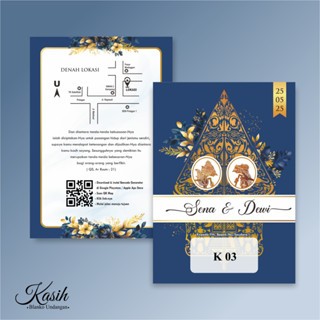 [100PCS] BLANGKO UNDANGAN NIKAH KASIH 03 - BLANKO UNDANGAN KOSONGAN KASIH 03