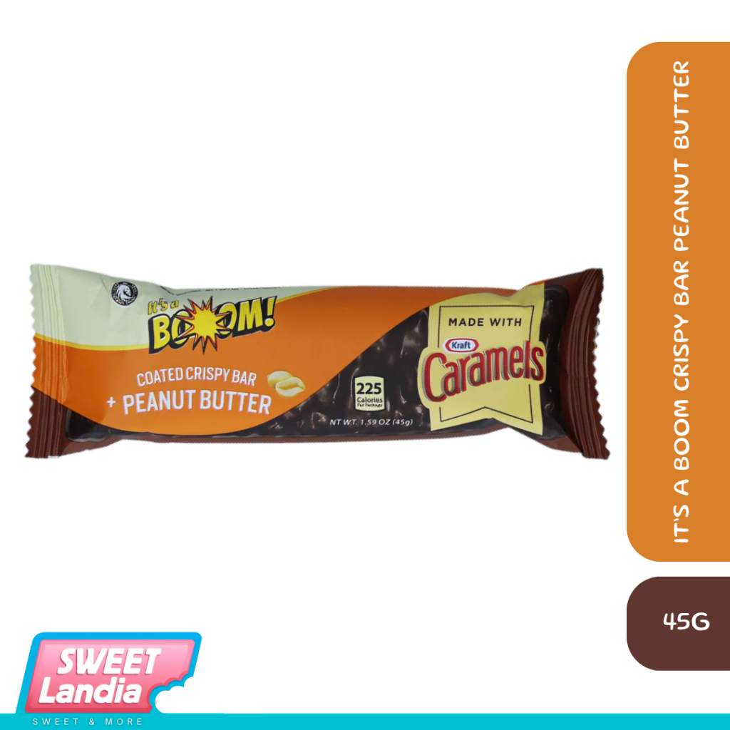 

It's A Boom Coated Crispy Bar Peanut Butter 45g
