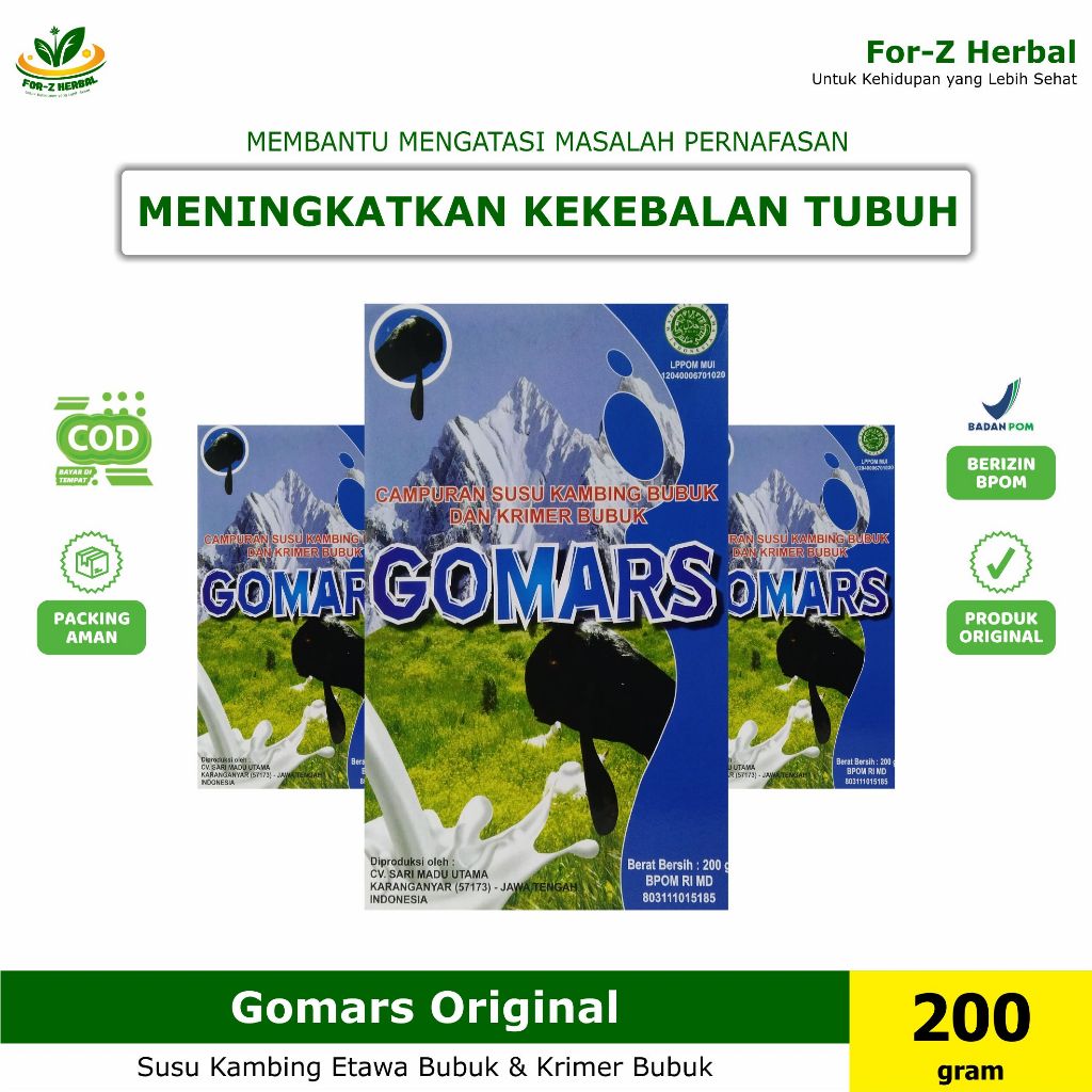 

Gomars Susu Bubuk Kambing Original - 200 gram