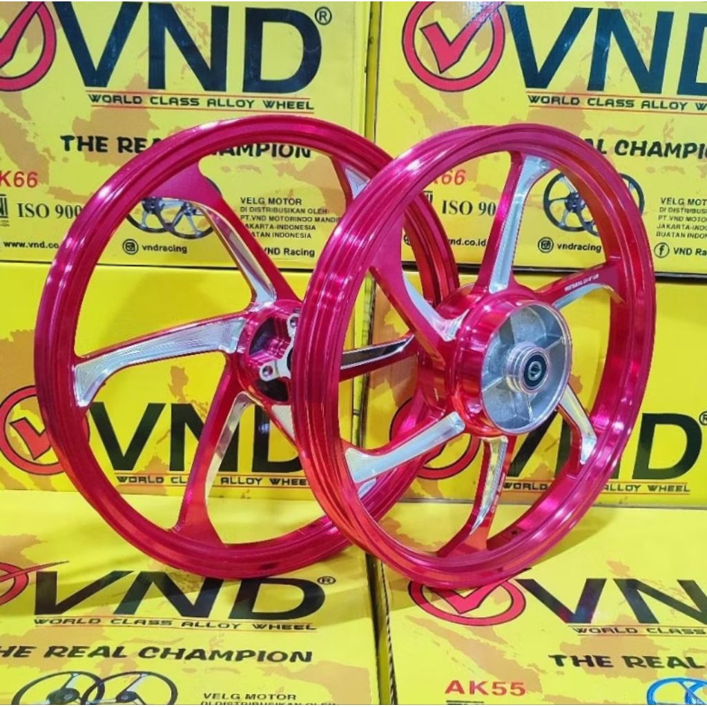 VND VELG AK 66 R17 UK160/160x17 FOR JUPITER Z MX OLD FIZR MX KING VELG RACING VND AK 66 ORIGINAL VND