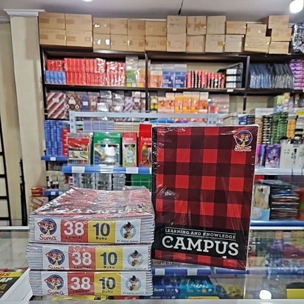 

BH01 Ridho Jaya Suma [1 Pak = 10 Pcs] Buku Suma Campus 38 Lembar Bagus dan Tebal untuk SD, SMP, SMA
