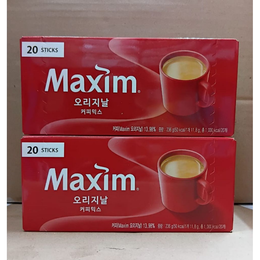 

Dongsuh Maxim Coffee Mix Original 236gr/20 Stick