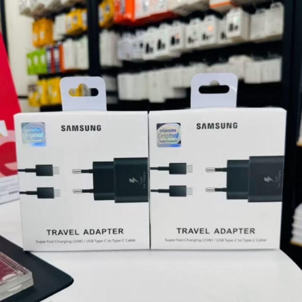 Adapter Kepala Charger Casan SAMSUNG Galaxi A05 A05s A14 A15 A24 A25 A33 A34 A53 25W USB C To C