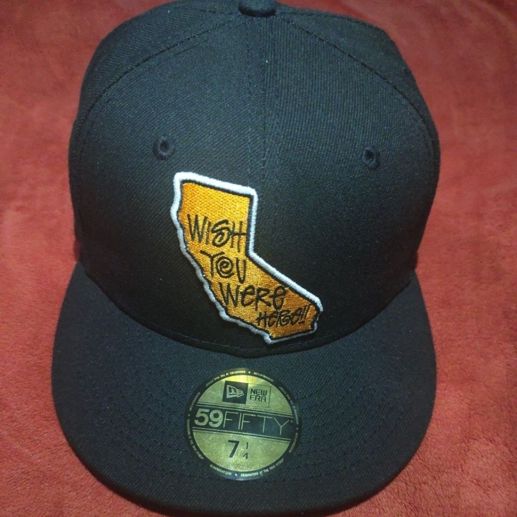 topi new era 59Fifty Stussy wish you were here