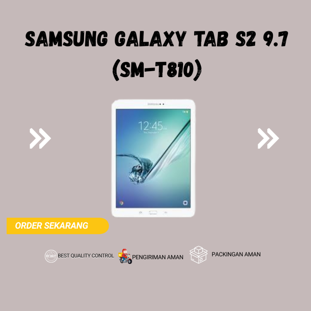 Samsung Galaxy Tab S2 9.7 (SM-T810) Wifi Only Second ORIGINAL - AHN