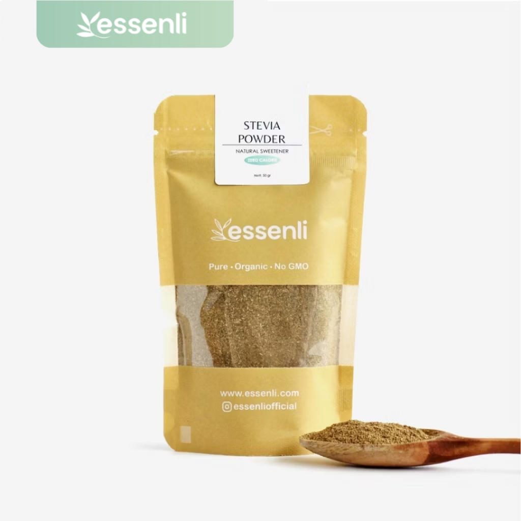 

ESSENLI Daun Stevia Bubuk (Pengganti gula)