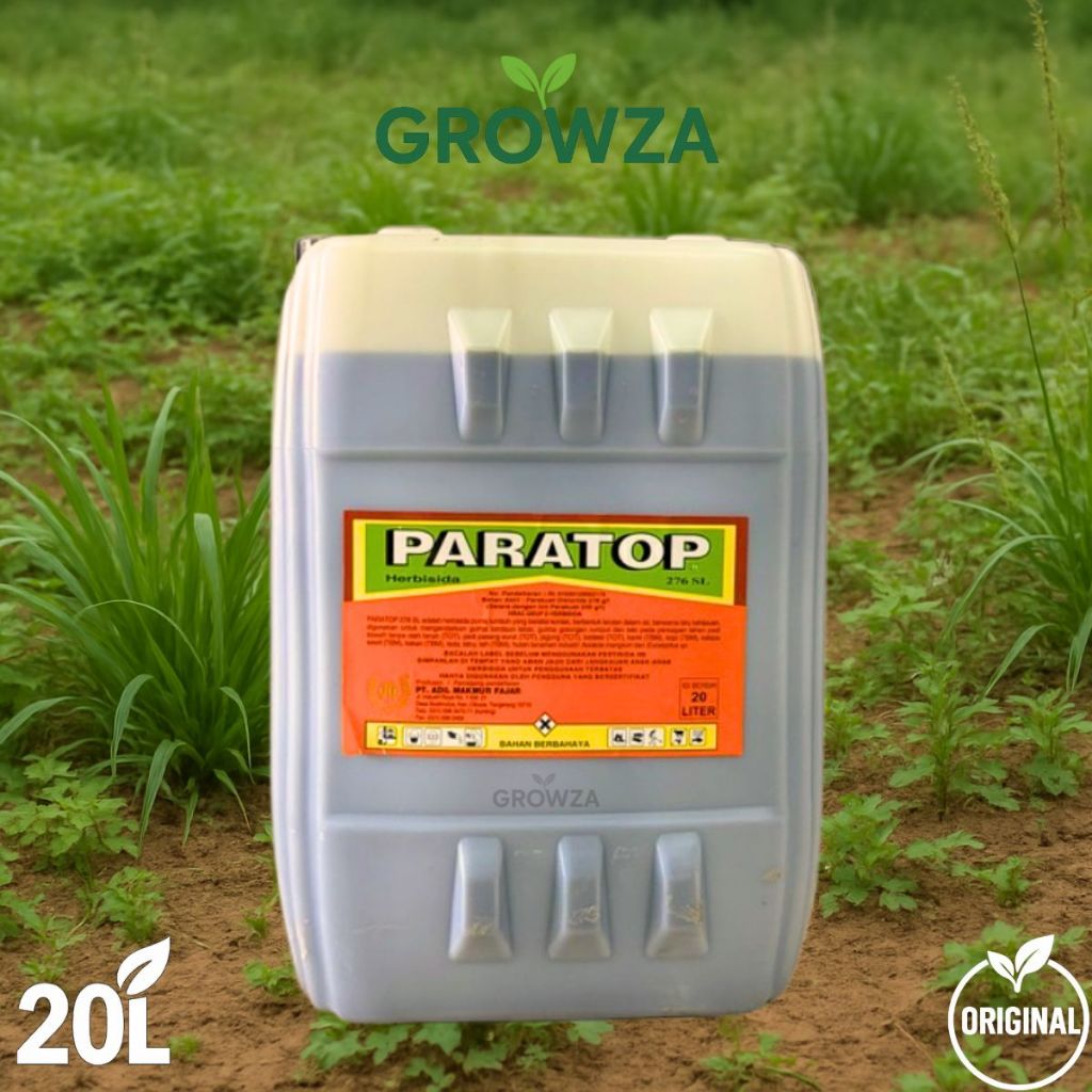 [ORIGINAL] Herbisida Paratop 276 Sl 20 Liter - Racun Rumput 20 Liter untuk Gulma Lebar dan Teki Rump