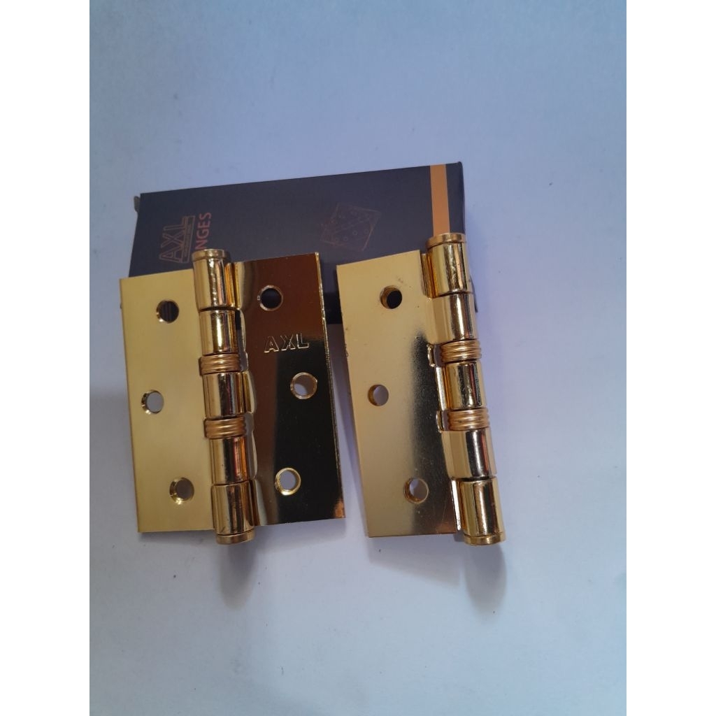 engsel bearing tebal/ engsel pintu 4 inch kuning AXL