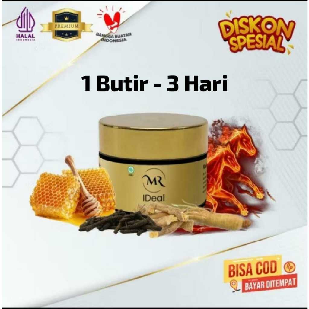 

[ PRIVASI ] Mr Ideal PREMIUM Madu Bubuk Serbuk Alami isi 15 kpsl