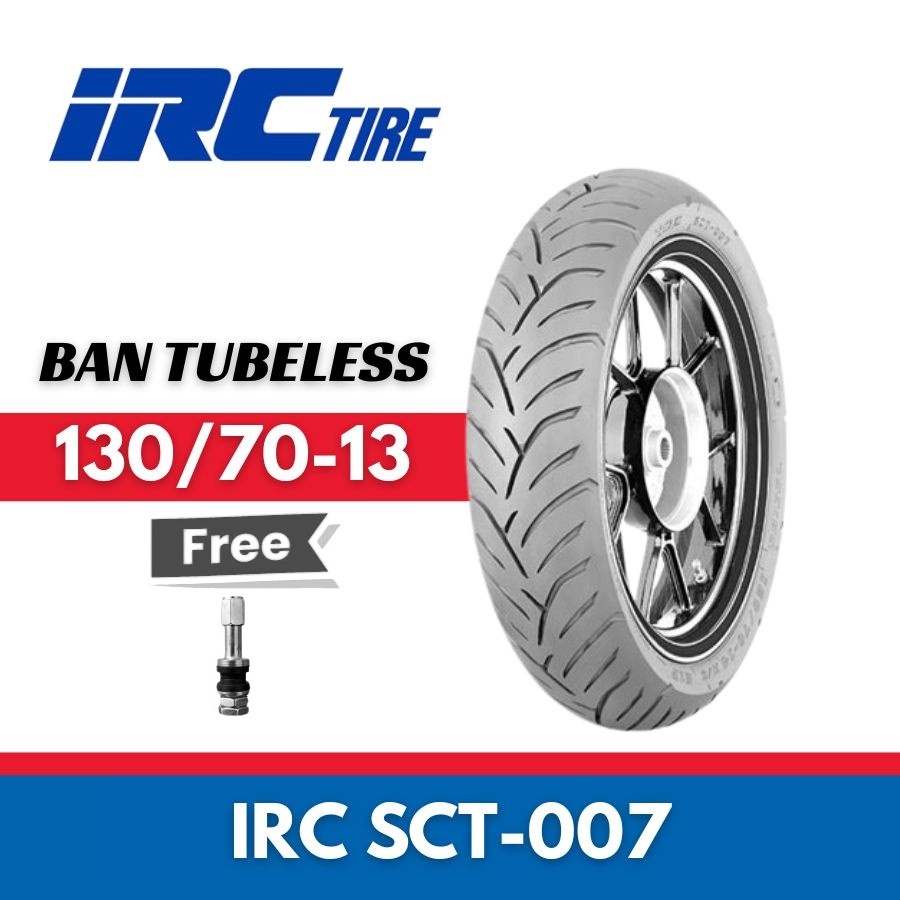 Ban Motor IRC SCT-007 130/70-13 Tubeless Ban Motor Belakang NMAX ADV PCX Ring 13