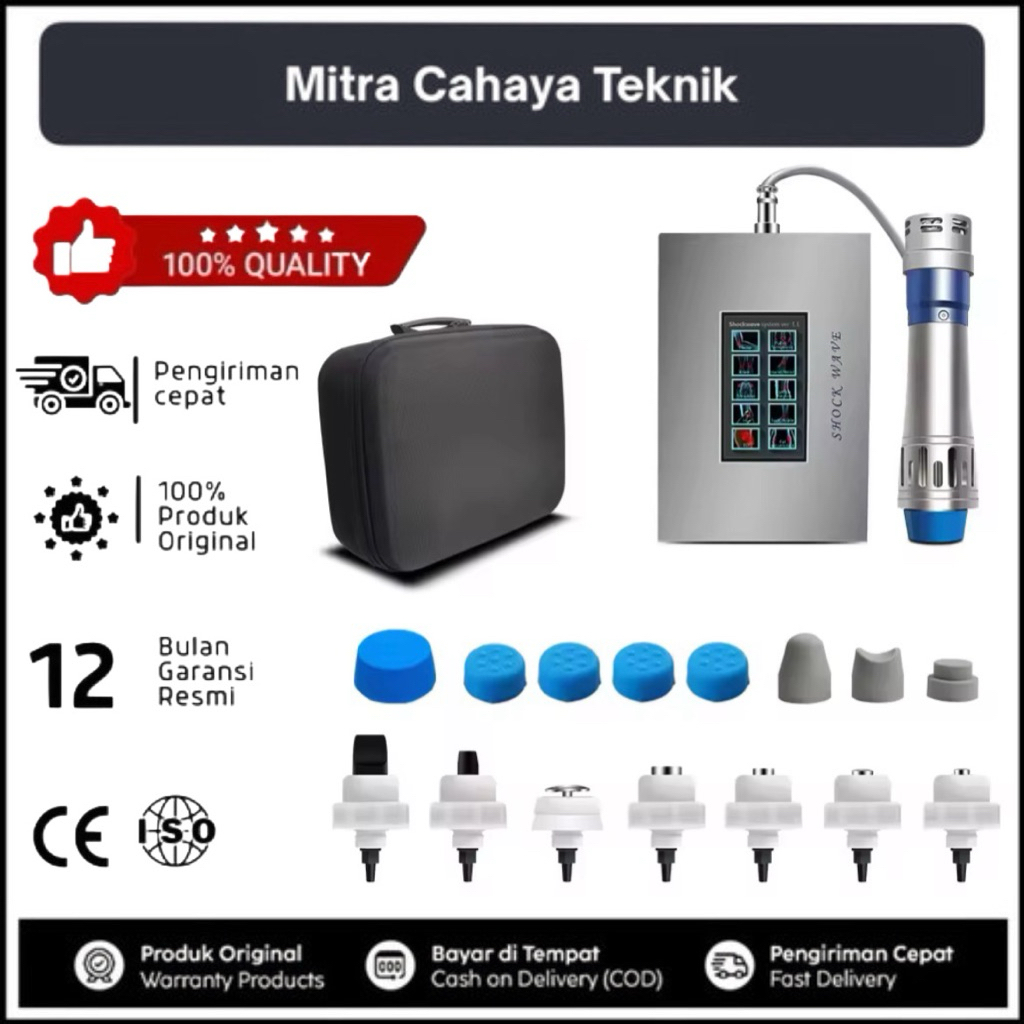 Shockwave Pain Relief Therapy ESWT Fisioterapi gelombang kejut