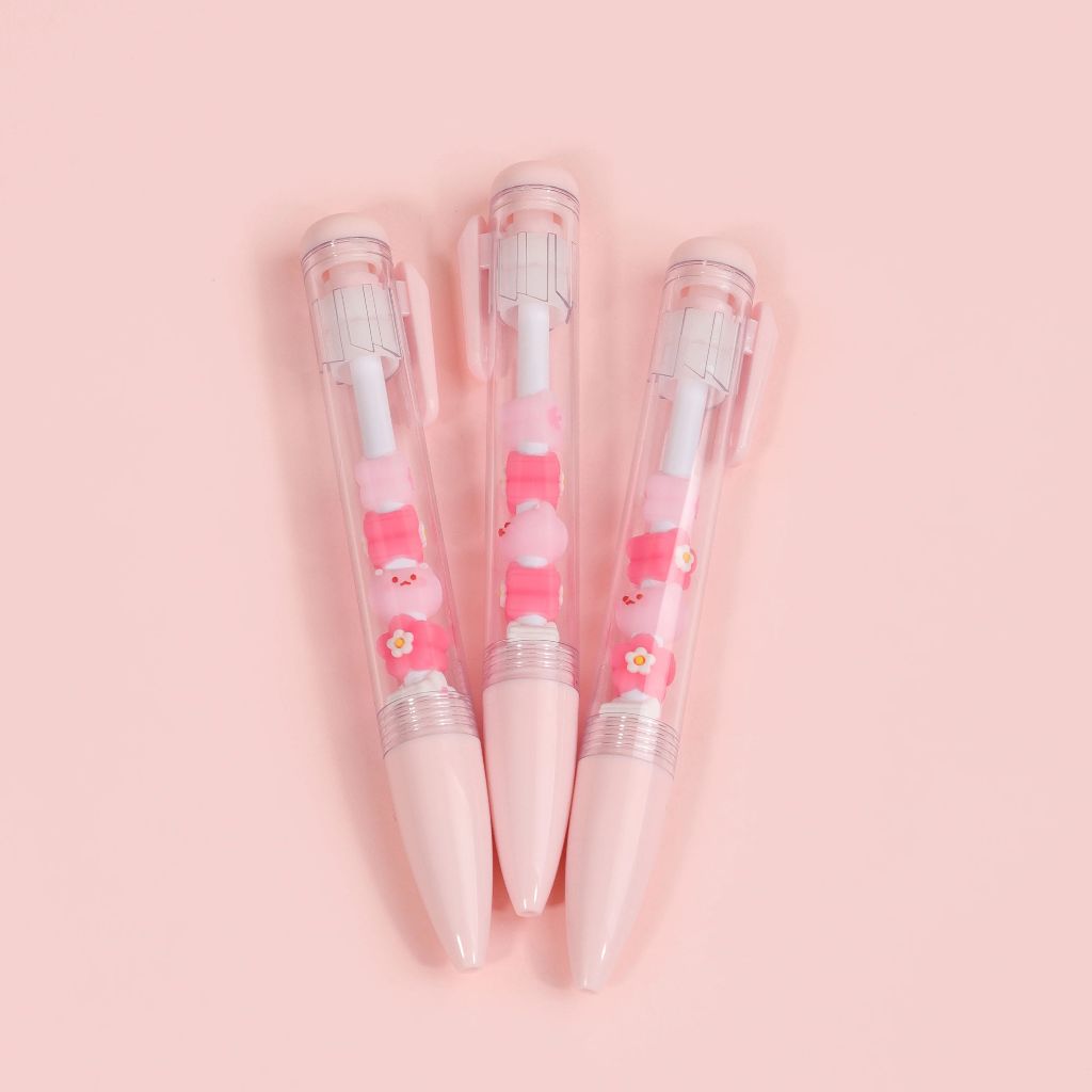 

Pena Gel Sakura Pink Lucu | Pulpen Bunga Imut Warna Pastel