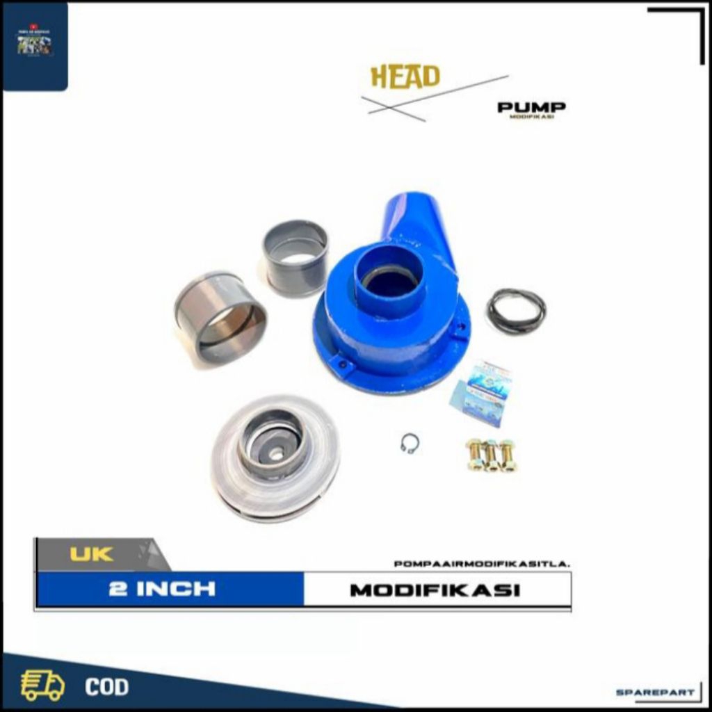 SPAREPART ALKON KEONGAN POMPA AIR SHIMIZU PIPA 2 INCH