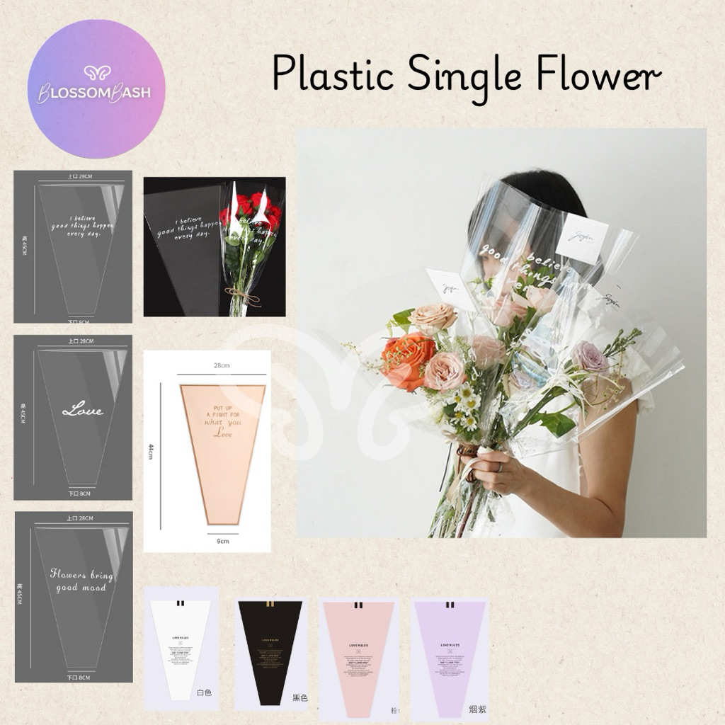 

Flower Bag / Multi Plastic Bag / Plastik Single Buket / Single Flower Plastic