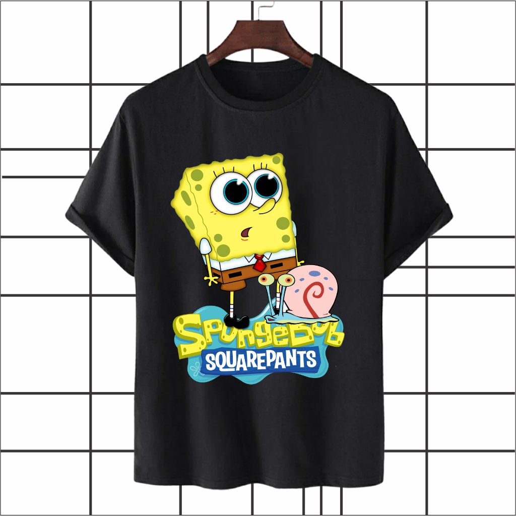 NBSC - Baju Kaos Spongebob / Kaos Distro 100% Katun Combed RJ 006