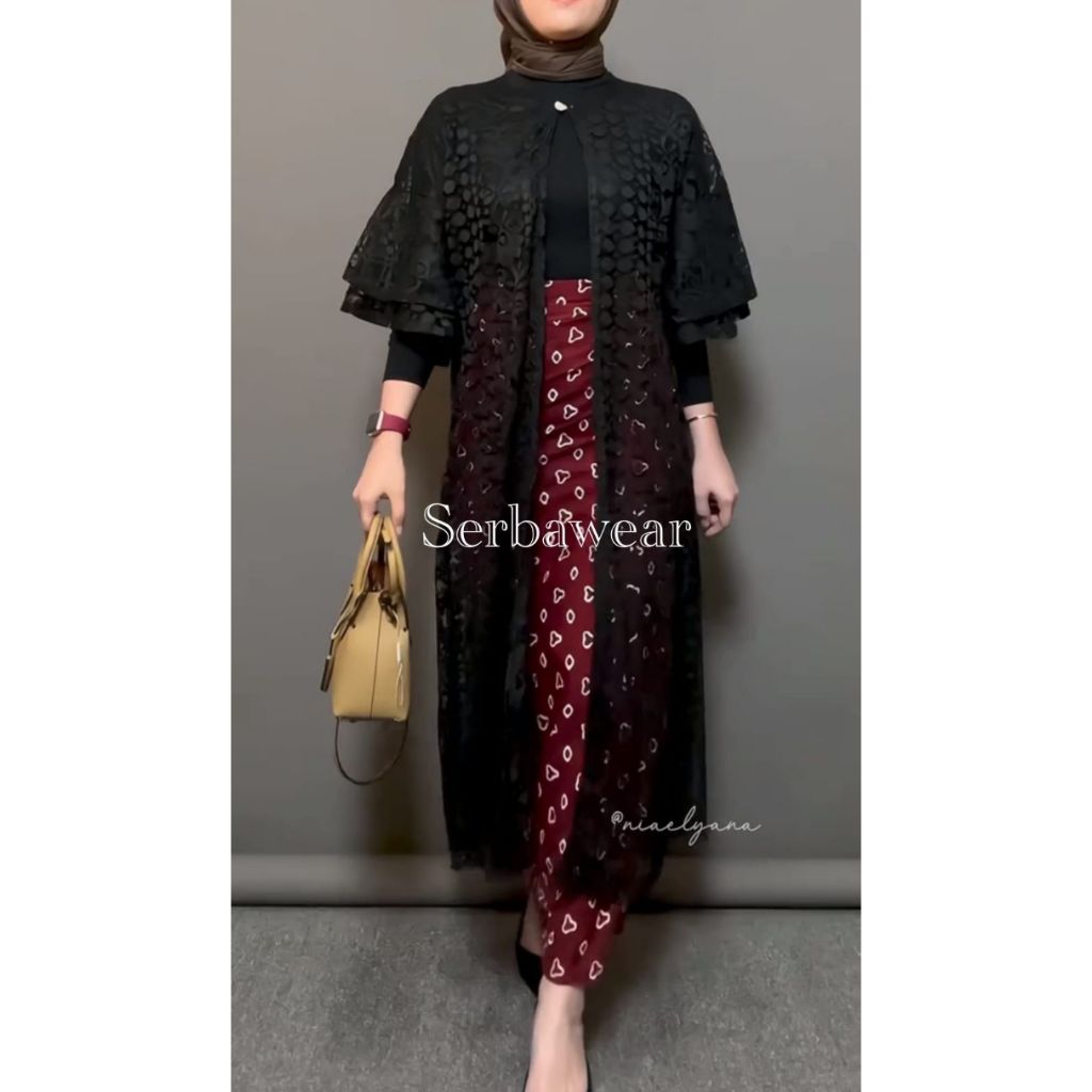Outer Tunik Brocade Hein BY SERBAWEAR | Atasan Wanita | Ada jumbo LD120 | Outer Kondangan